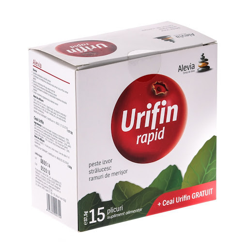 Urifin rapid - 15 dz + Ceai Urifin - 20 dz gratis