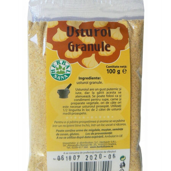 Usturoi Granule - 100 g Herbavit