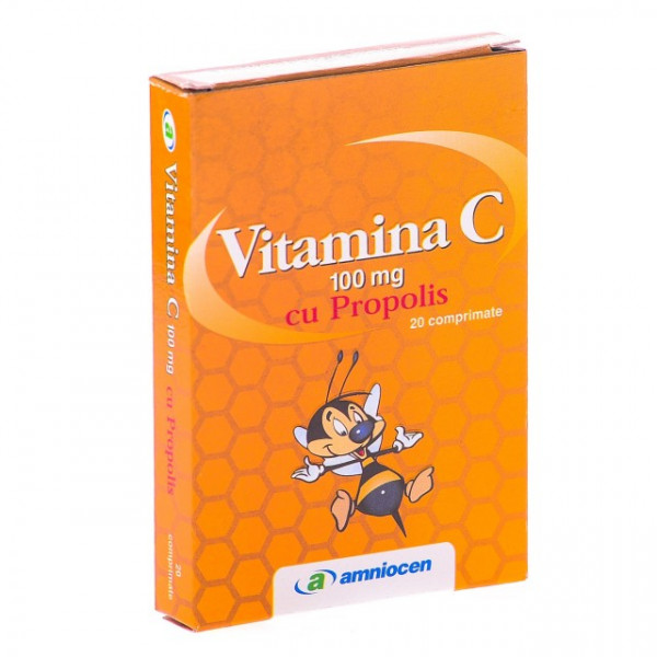 Vitamina C propolis 100mg - 20 cps