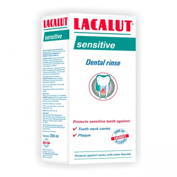 Apa de gura Lacalut Sensitive - 300 ml