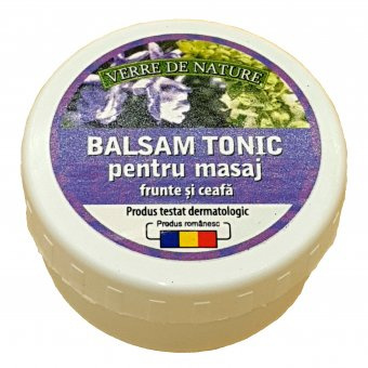 Balsam tonic pentru masaj frunte si ceafa cu menta si ienupar - 20 g
