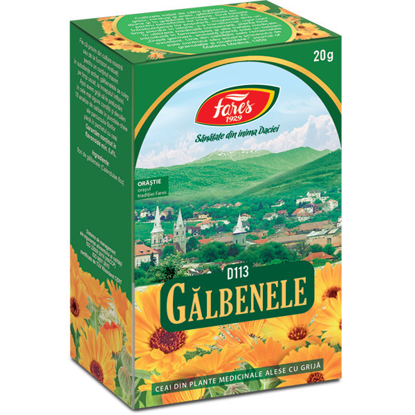 Ceai Galbenele - Flori D113 - 20 gr Fares