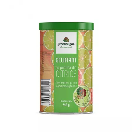 Gelifiat cu pectina din citrice Green Sugar - 340 g