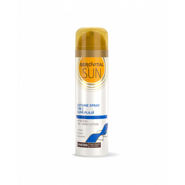 Gerovital Sun Lotiune Spray 3 in 1 Dupa Plaja - 150 ml