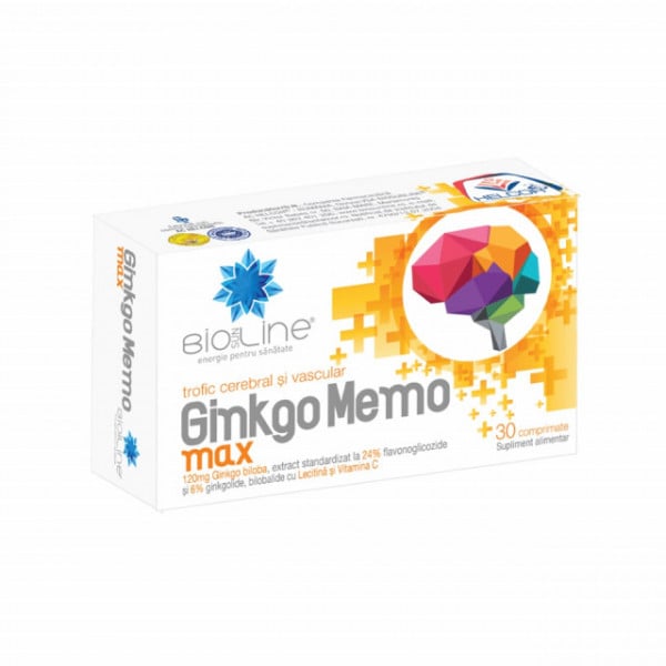 Ginkgo Memo Max 120 mg - 30 cpr