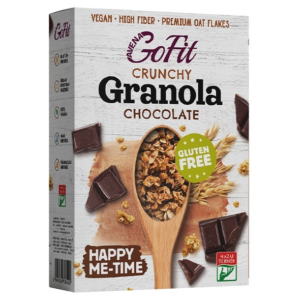 Granola fara gluten cu ciocolata Avena GoFit - 250 g