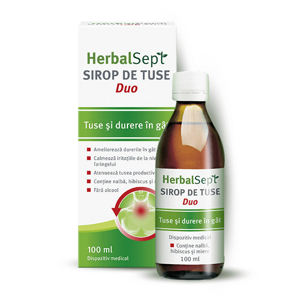 HerbalSept Duo sirop de tuse - 100 ml