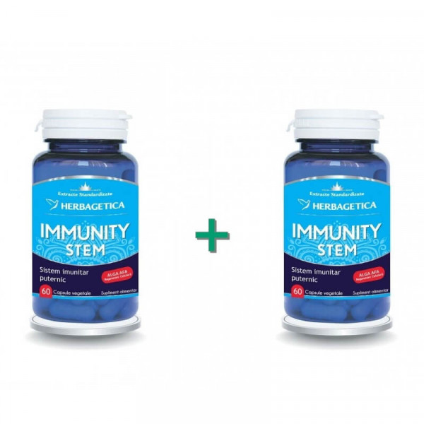 Immunity STEM - 60 + 60 cps (pachet cu -50% la a doua)