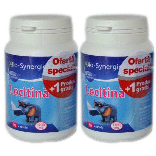 Lecitina 1200 mg - 30 cps 1+1 Gratis