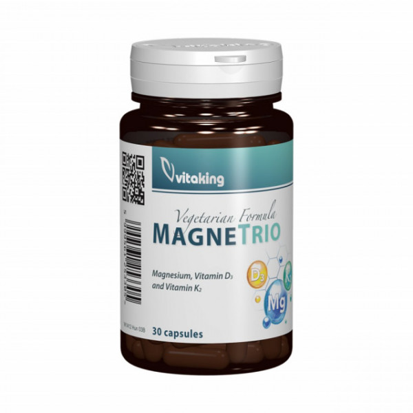 MagneTrio (Vitamina K2, Magneziu si D3) - 30 cps