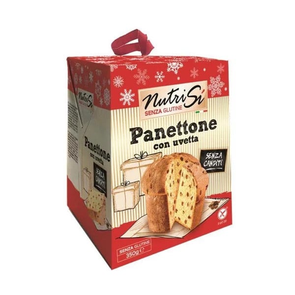 Panettone Cozonac cu Stafide - Fara Gluten - 350 g, NutriFree