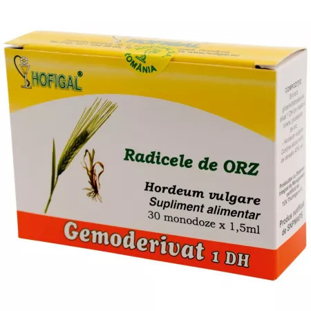 Radicele de Orz Gemoderivat - 30 monodoze