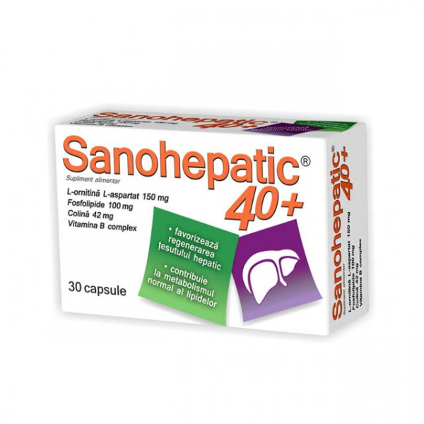 Sanohepatic 40+ - 30 cps