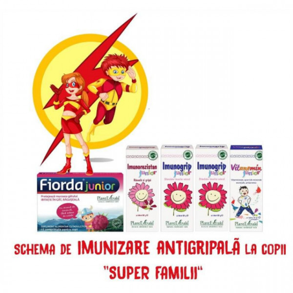 Schema de imunizare antigripala la copii „SUPER FAMILII”