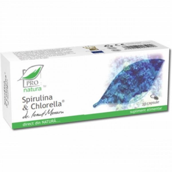 Spirulina + Chlorella - 30 cps
