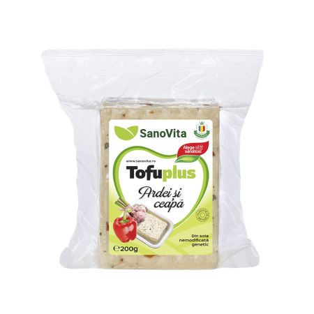 Tofuplus cu ardei si ceapa - 200 g