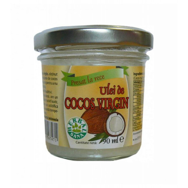 Ulei cocos virgin presat la rece - 90 ml