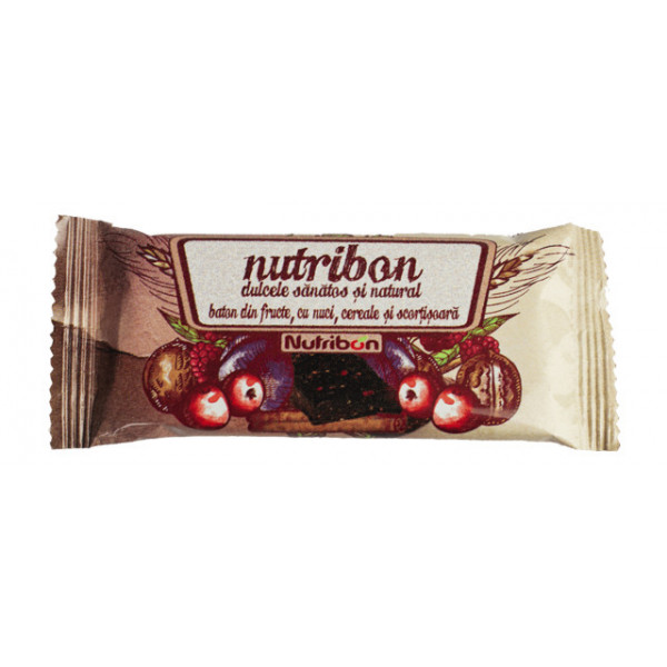 Batonul Nutribon cu nuci - Cutie 24 batoane