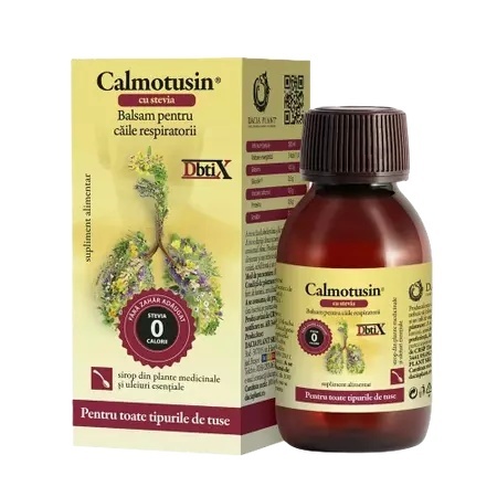 Calmotusin cu Stevia Dbtix Sirop - 100 ml