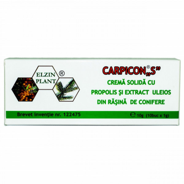 Carpicon S Supozitoare 1 g - 10 buc