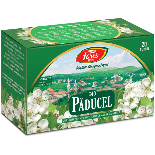 Ceai Paducel Cu Flori C40 - 20 pl Fares