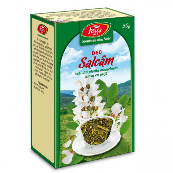 Ceai Salcam - Flori D60 - 50 gr Fares