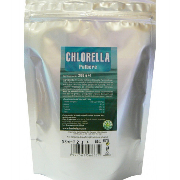 Chlorella pulbere - 200 g