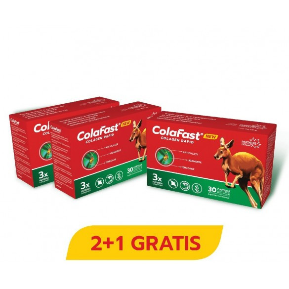 Colafast Colagen Rapid - 30 cps 2+1 Gratis