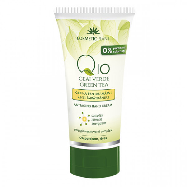 Crema maini cu Q10, ceai verde si complex mineral energizant - 100 ml