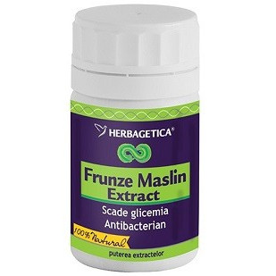 Frunze de Maslin Extract 70 cps, Herbagetica