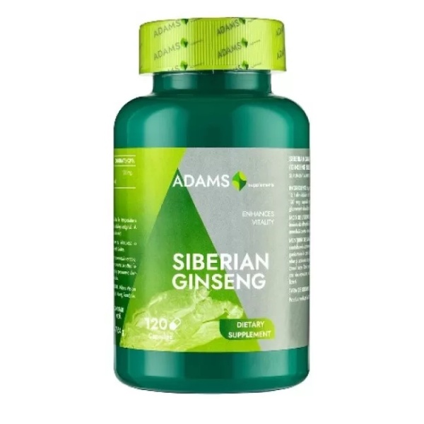 Ginseng Siberian 1000mg - 120 cps