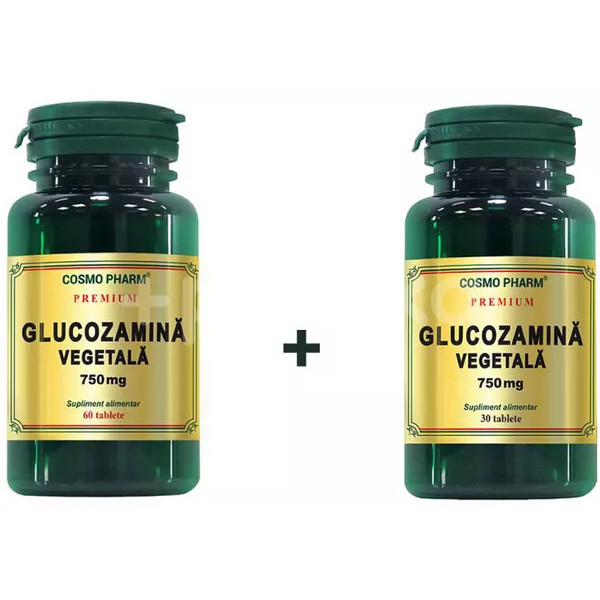 Glucozamina Vegetala 750 mg - 60cps + 30cps Gratis