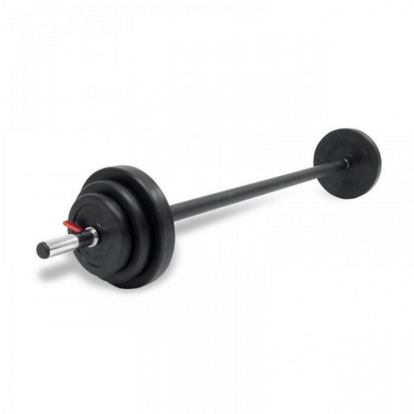 Haltera bara + discuri 17.5 kg Dayu Fitness