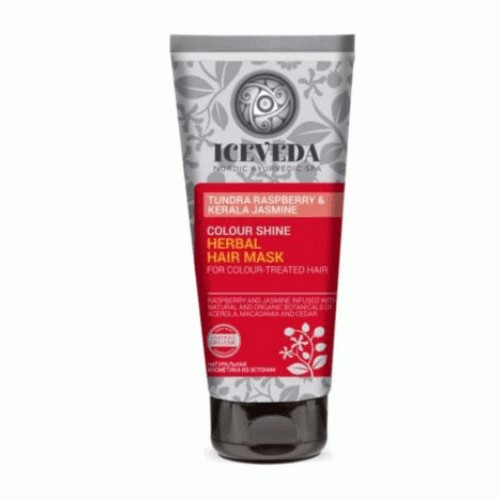 Masca pentru par vopsit cu Zmeura de Tundra si Iasomie din Kerala - 150 ml Iceveda