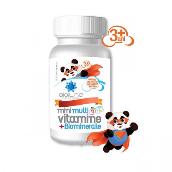 Mini Multivitamine cu Biominerale - 30 cps