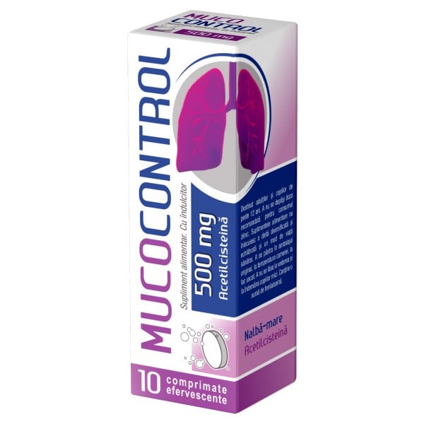 Mucocontrol 500 mg - 10 cpr efervescente