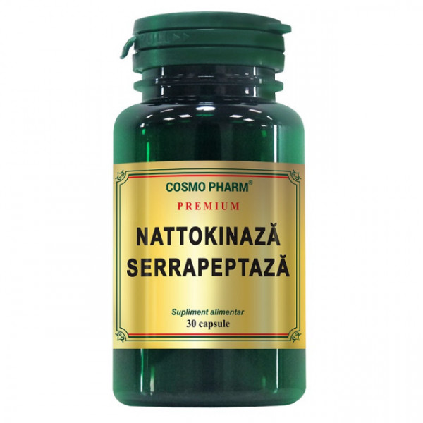 Nattokinaza Serrapeptaza - 30 cps
