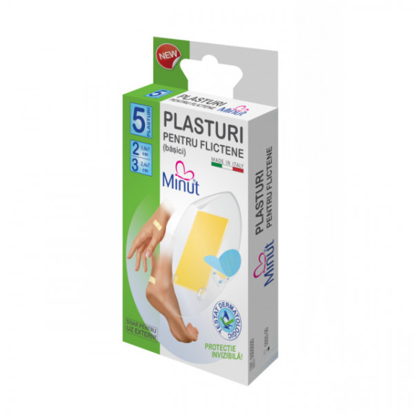 Plasturi pentru flictene (basici), Minut - 5 buc