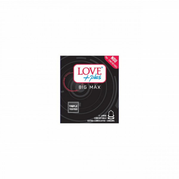 Prezervative Love Plus Big Max - 3 buc