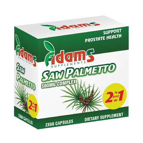 Saw Palmetto 500 mg - 60 cps 1+1 Gratis
