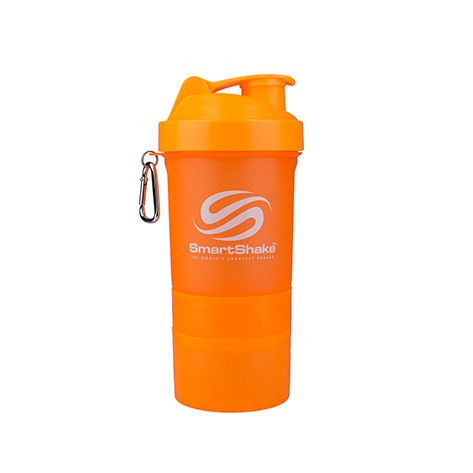 Shaker SmartShake slim portocaliu 500 ml
