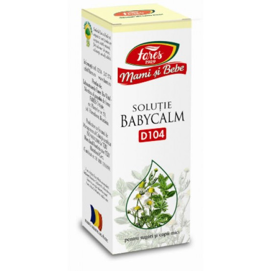 Solutie Babycalm D104 - 30 ml Fares