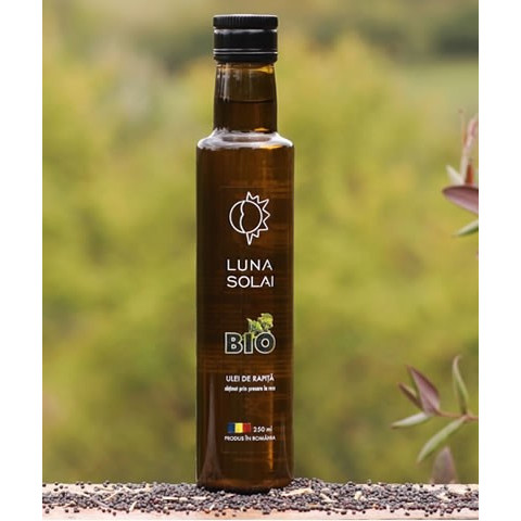 Ulei de rapita BIO obtinut prin presare la rece - 250 ml