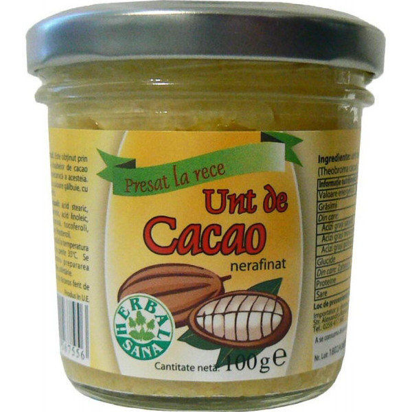 Unt de cacao crud - 100 g