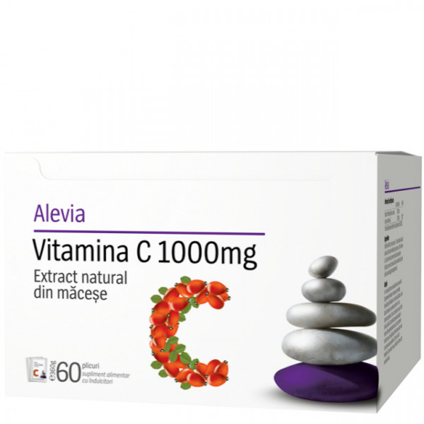Vitamina C 1000 mg cu extract din Macese - 60 dz