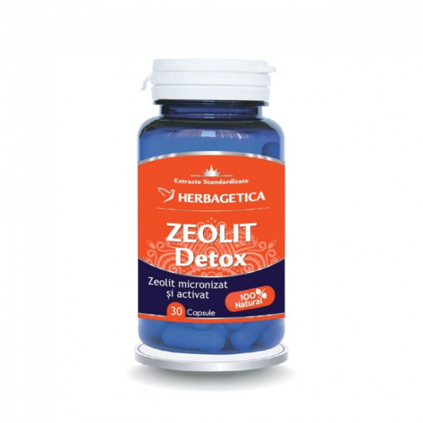 Zeolit Detox+ 30 cps, Herbagetica