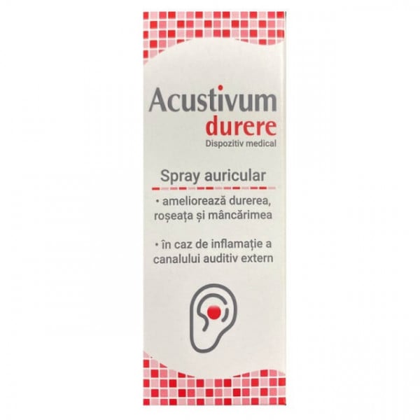 Acustivum spray auricular durere - 20 ml