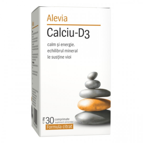 Calciu + D3 citrat - 30 cpr