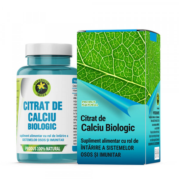 Citrat de Calciu Biologic - 60 cps