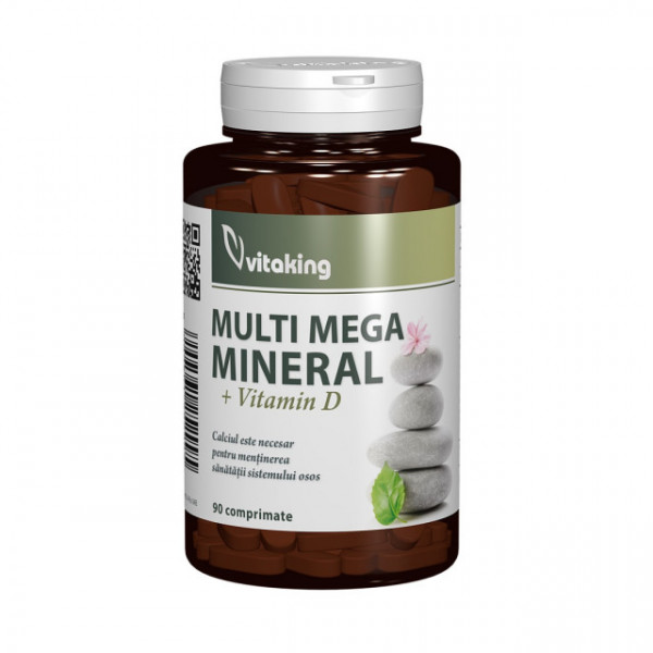 Complex multimineral cu vitamina D - 90 cpr